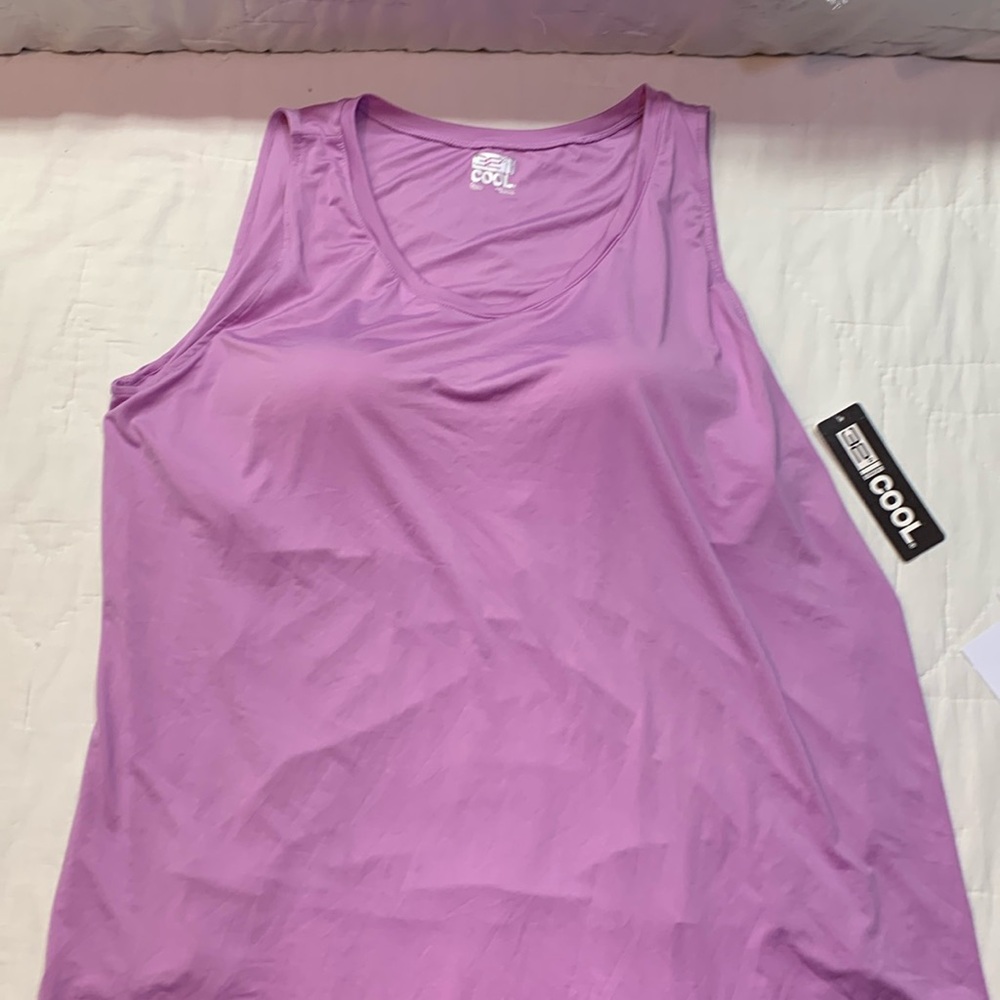 32 Degrees COOL XL Purple Active Performance‎ Tank Top Moisture Wicking NWT